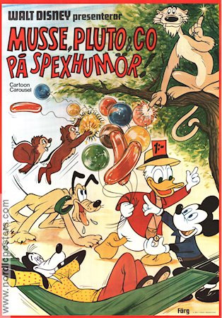 Cartoon Carousel Poster 70x100cm RO original