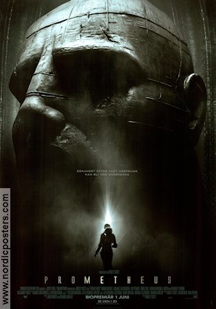 Prometheus (2012) Movie poster 70x100cm Noomi Rapace/Ridley Scott