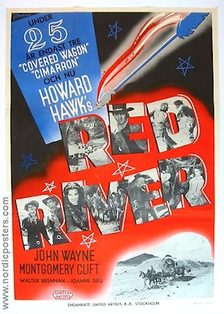 Red River Poster 70x100cm FN original