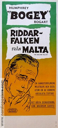 The Maltese Falcon (1941) Movie poster 30x70cm Humphrey Bogart/Peter Lorre