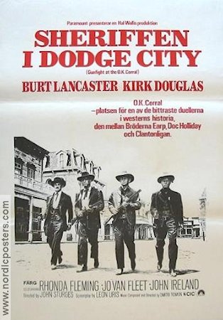 Gunfight at the O.K. Corral Poster 70x100cm FN original