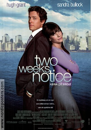 Movie Poster Two Weeks Notice  Poster Xcm As Newrolled RO 