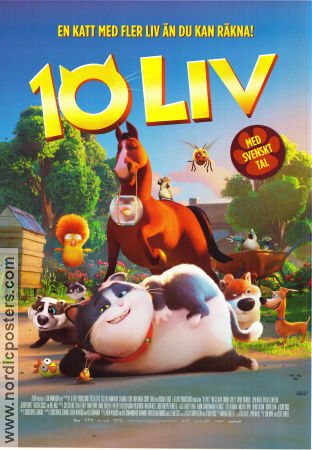 10 Lives 2024 movie poster Mo Gilligan Christopher Jenkins Cats Animation