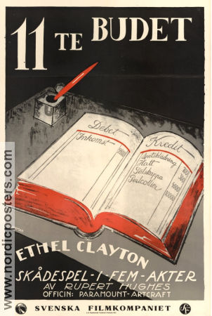 The 13th Commandment 1919 movie poster Ethel Clayton Robert G Vignola
