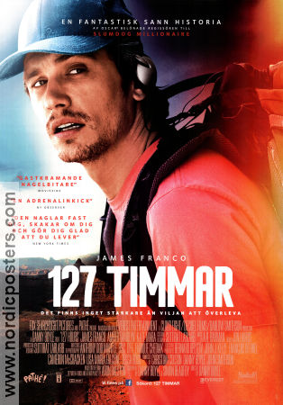 127 Hours 2010 movie poster James Franco Amber Tamblyn Danny Boyle