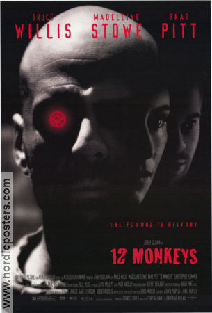 12 Monkeys 1995 poster Bruce Willis Terry Gilliam