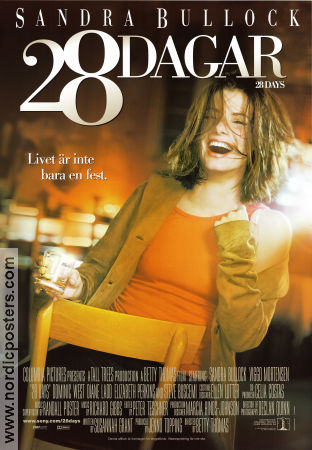 28 Days 2000 poster Sandra Bullock Betty Thomas