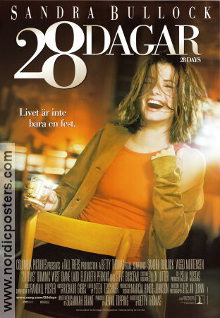 28 Days 1999 poster Sandra Bullock