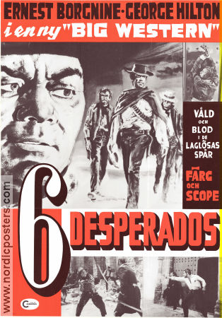 Los desesperados 1969 movie poster George Hilton Ernest Borgnine Alberto de Mendoza Julio Buchs