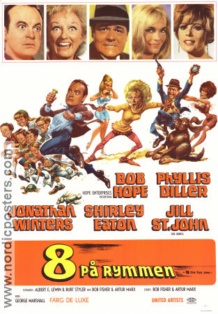 8 on the Lam 1967 movie poster Bob Hope Phyllis Diller George Marshall