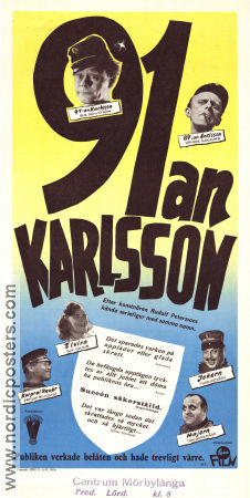 91:an Karlsson 1946 poster Gus Dahlström Hugo Bolander