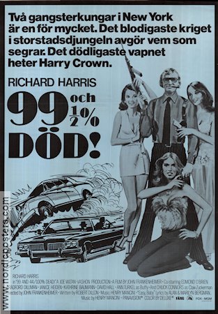 99.5 Percent Dead 1975 movie poster Richard Harris Agents