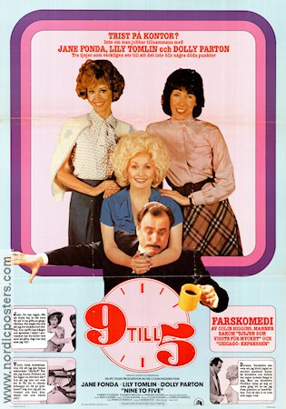 9 to 5 1980 poster Jane Fonda Colin Higgins