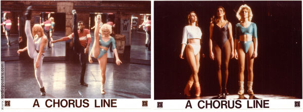 A Chorus Line 1985 lobby card set Michael Bennett Audrey Landers Richard Attenborough Dance Musicals