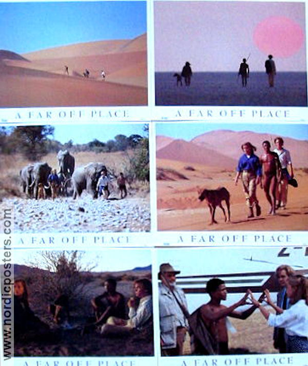 A Far Off Place 1993 lobby card set Reese Witherspoon