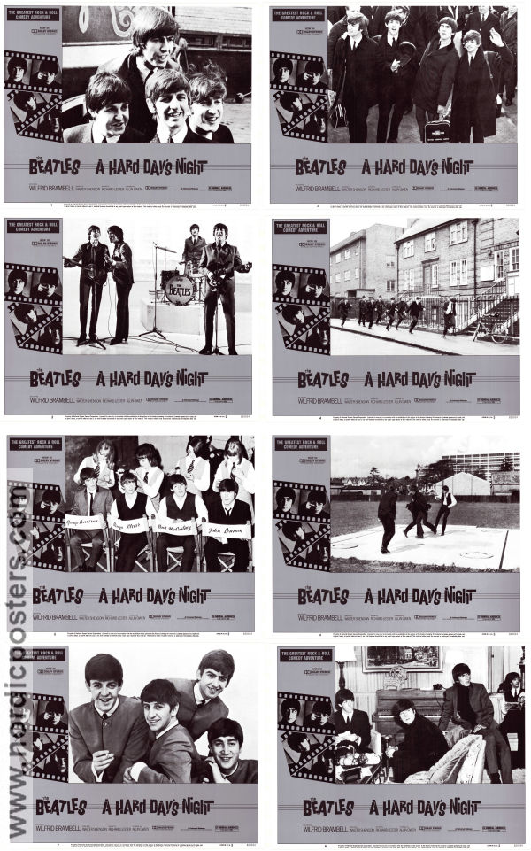 A Hard Day´s Night 1964 lobby card set Beatles Richard Lester