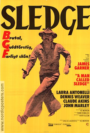 A Man Called Sledge 1970 movie poster James Garner Dennis Weaver Claude Akins Vic Morrow