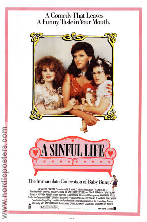 A Sinful Life 1989 poster Anita Morris William Schreiner