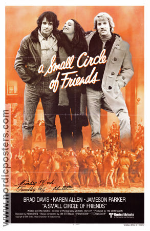 A Small Circle of Friends 1980 poster Brad Davis Rob Cohen