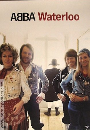 ABBA Waterloo CD poster 1992 poster ABBA