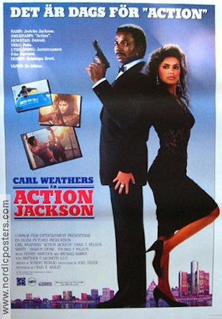 Action Jackson 1988 poster Carl Weathers Craig R Baxley