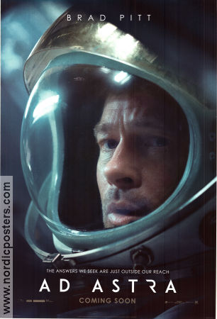Ad Astra 2019 movie poster Brad Pitt Tommy Lee Jones Ruth Negga James Gray