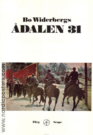 Ådalen 31 1969 poster Peter Schildt Bo Widerberg