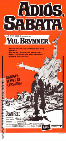 Indio Black sai che ti dico 1970 poster Yul Brynner Gianfranco Parolini