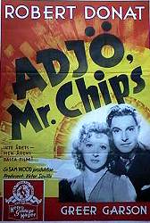 Goodbye Mr Chips 1939 poster Robert Donat