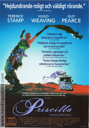 The Adventures of Priscilla Queen of the Desert 1994 movie poster Hugo Weaving Guy Pearce Terence Stamp Country: Australia