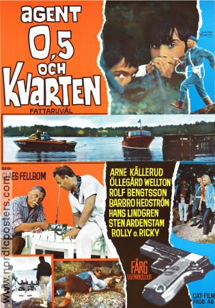 Agent 0.5 och kvarten 1968 poster Arne Källerud Claes Fellbom