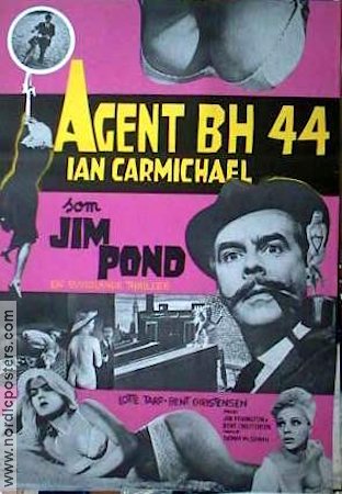 The Case of the 44´s 1965 movie poster Ian Carmichael Jim Pond Agents