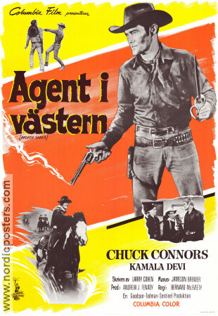 Broken Sabre 1965 movie poster Chuck Connors Kamala Devi Wendell Corey Bernard McEveety