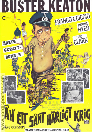 War Italian Style 1965 movie poster Buster Keaton Franco Franchi Ciccio Ingrassia Luigi Scattini