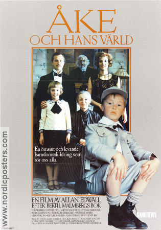 Ake and His World 1984 movie poster Loa Falkman Martin Lindström Gunnel Fred Allan Edwall Writer: Bertil Malmberg
