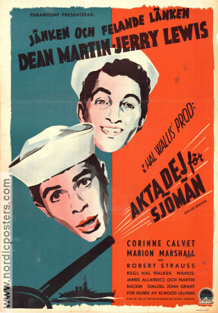 Sailor Beware 1952 poster Dean Martin Hal Walker