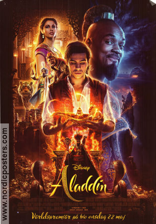 Aladdin Disney 2019 movie poster Will Smith Mena Massoud Naomi Scott Guy Ritchie