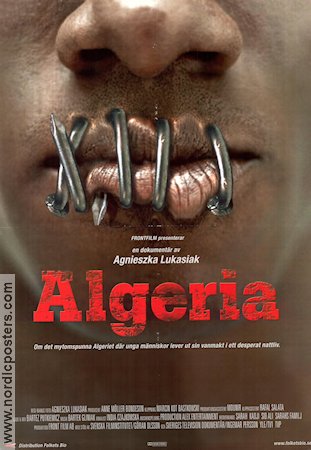 Algeria 2002 movie poster Agnieszka Lukasiak Country: Poland