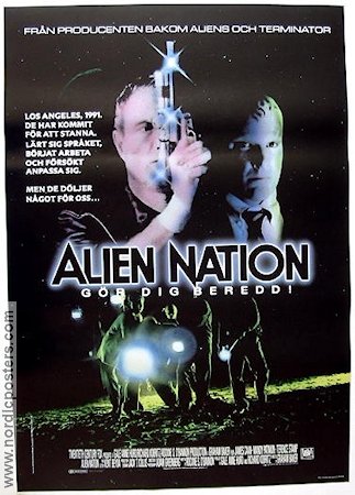 Alien Nation 1988 movie poster James Caan Mandy Patinkin Terence Stamp Graham Baker