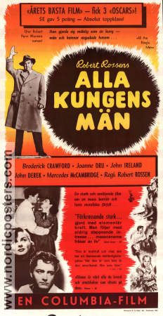 All the King´s Men 1950 movie poster Broderick Crawford Joanne Dru Robert Rossen