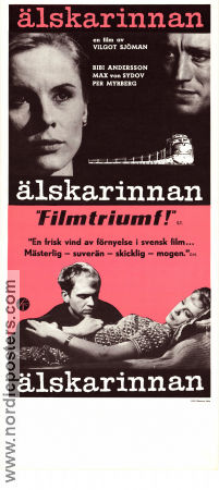 The Swedish Mistress 1962 poster Bibi Andersson Vilgot Sjöman