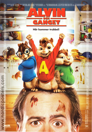 Alvin and the Chipmunks 2007 poster Jason Lee Tim Hill