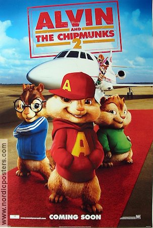 Alvin och gänget 2 2009 movie poster Animation