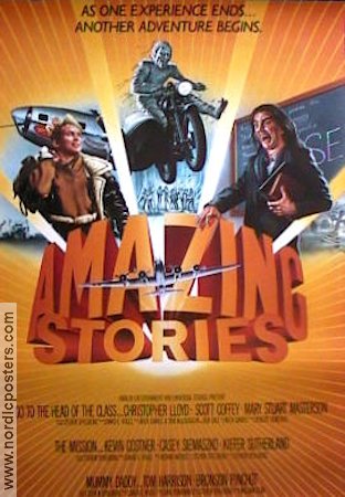 Amazing Stories 1987 poster Kevin Costner Steven Spielberg