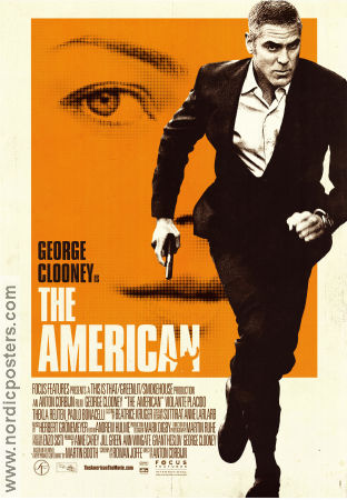 The American 2010 movie poster George Clooney Paolo Bonacelli Violante Placido Anton Corbijn