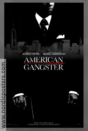 American Gangster 2007 poster Denzel Washington Ridley Scott