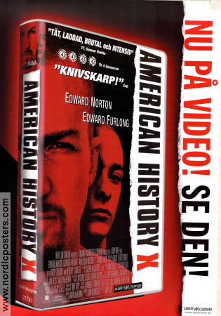 American History X VHS 1998 poster Edward Norton