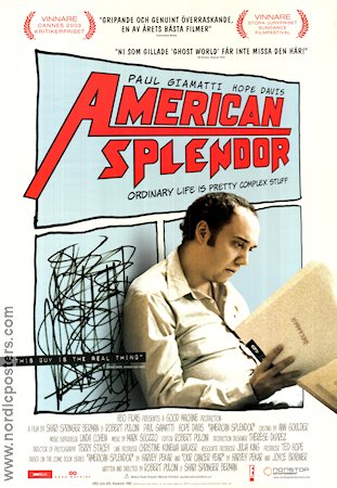 American Splendor 2003 movie poster Chris Ambrose Paul Giamatti Harvey Pekar Shari Springer Berman From comics