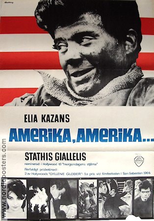 America America 1965 movie poster Stathis Giallelis Elia Kazan Find more: Greece
