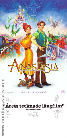 Anastasia 1997 movie poster Meg Ryan Don Bluth Animation